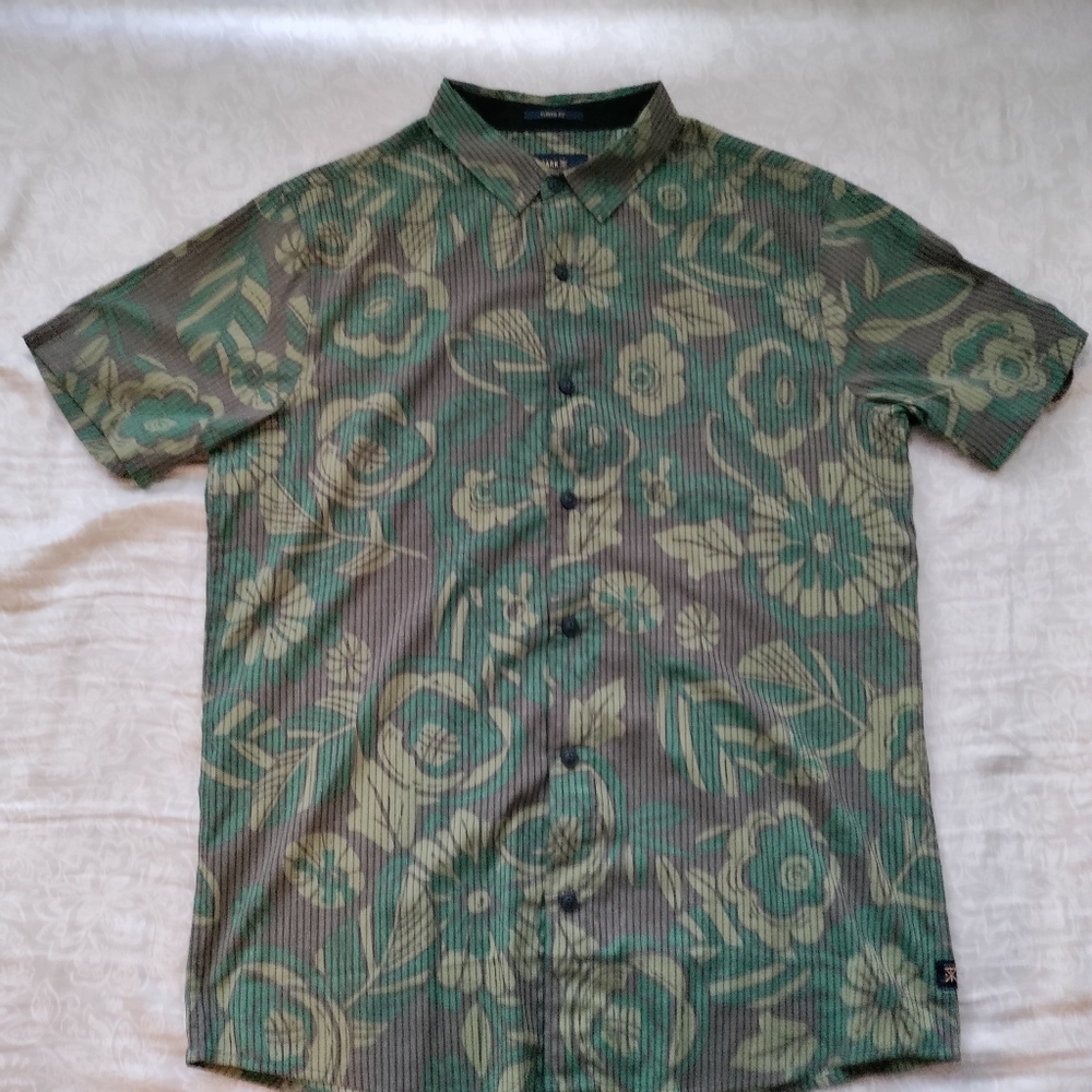 Roark short sleeve tropical shirt with smart fabric
